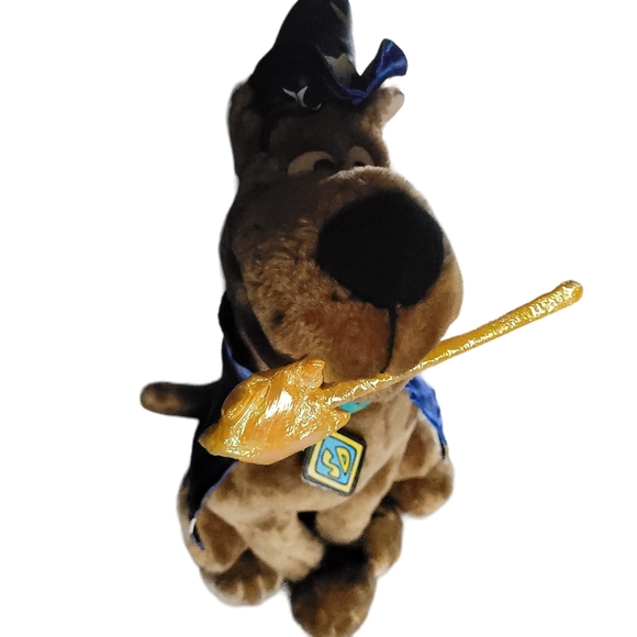 Vintage Plush Scooby Doo Wizard Stuffed Animal Dog Magician Cartoon Network 16" - Picture 5 of 11